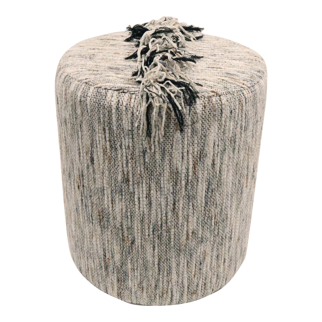 Fringe Stool - Stone