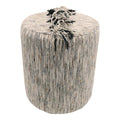 Fringe Stool - Stone