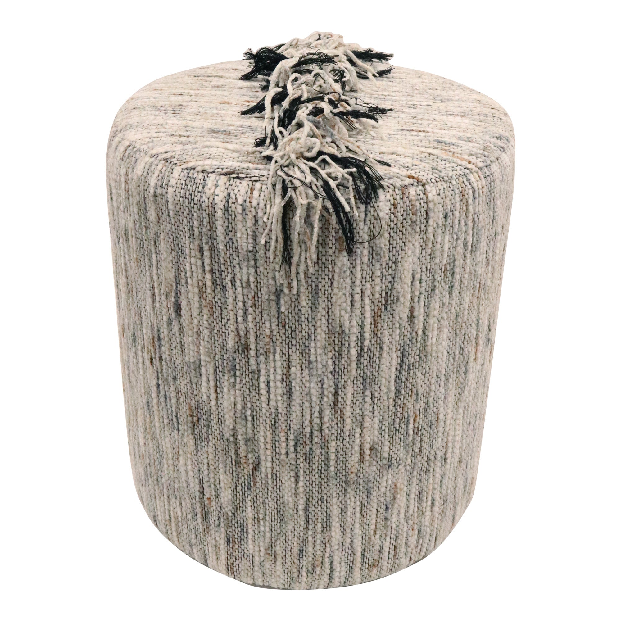Fringe Stool - Stone