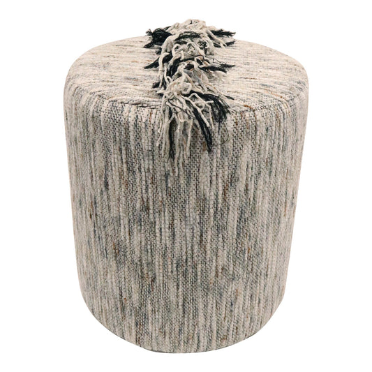 Fringe Stool - Stone