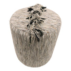 Fringe Stool - Stone