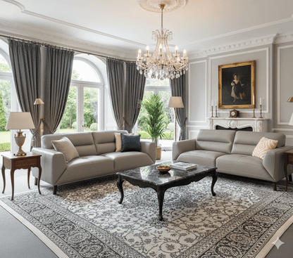 Georgia Leather Lounge Suite - 3+2 Seater