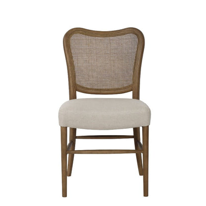 Giverny Dining Chair with Rattan Back