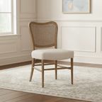 Giverny Dining Chair with Rattan Back