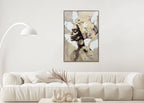Gracious Living Hand Painted Framed Canvas Wall Art