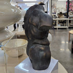Greco Roman Nude Torso Sculpture - Black