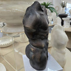 Greco Roman Nude Torso Sculpture - Black