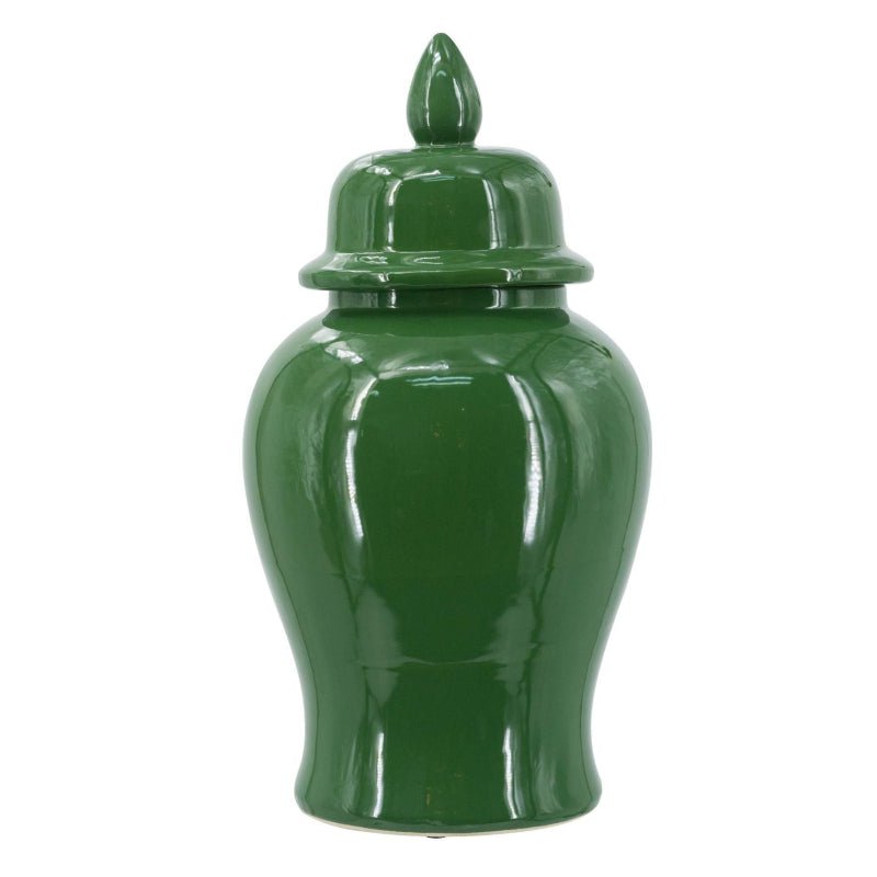 Green Ginger Jar - Medium