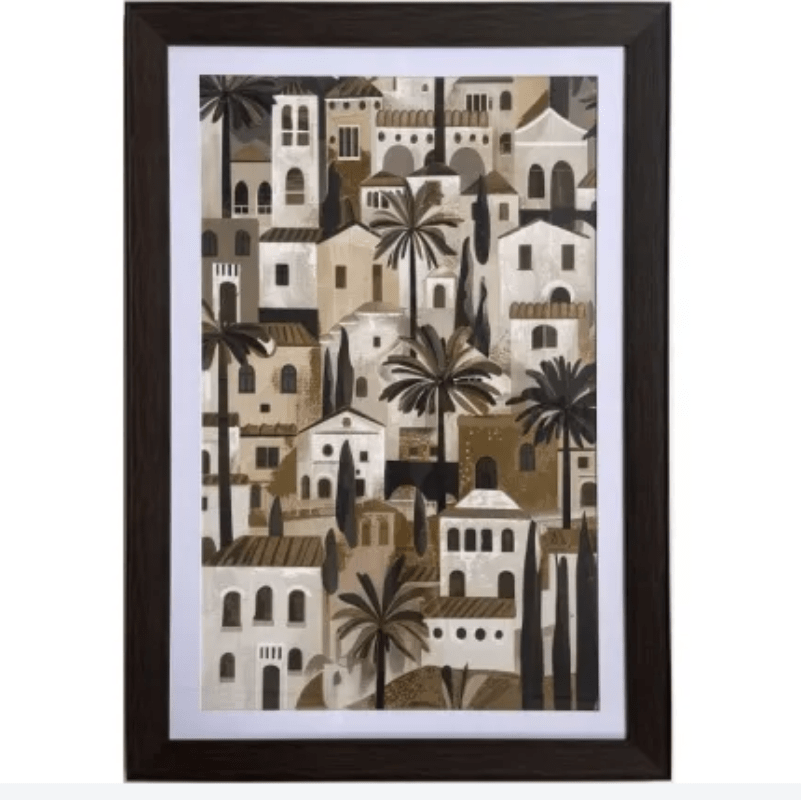 Havana Print in Plexiglass Frame Wall Art