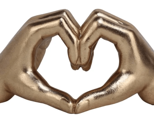 Heart Hands - Bronze