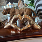 Heart Hands - Bronze