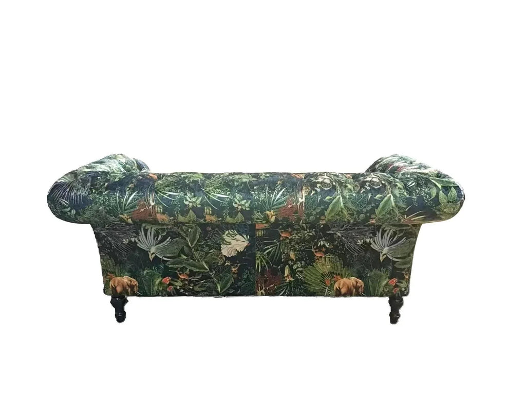 Hereford Chesterfield 2 Seat Sofa - Forest Green