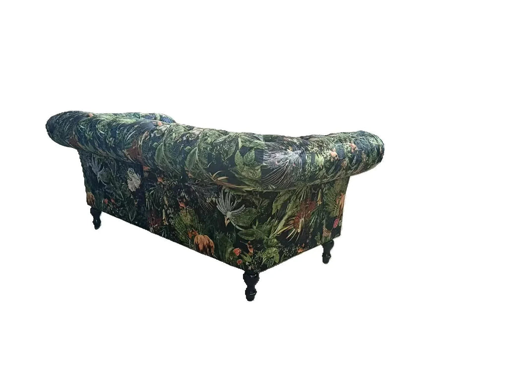 Hereford Chesterfield 2 Seat Sofa - Forest Green