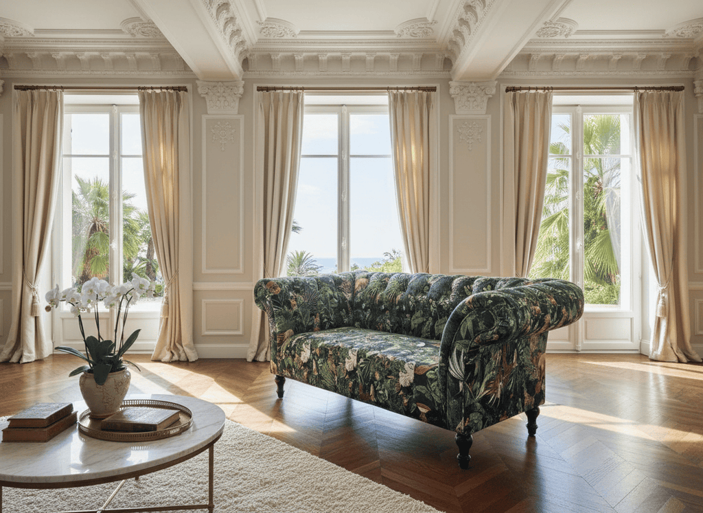 Hereford Chesterfield 2 Seat Sofa - Forest Green