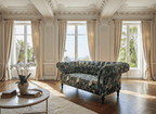 Hereford Chesterfield 2 Seat Sofa - Forest Green