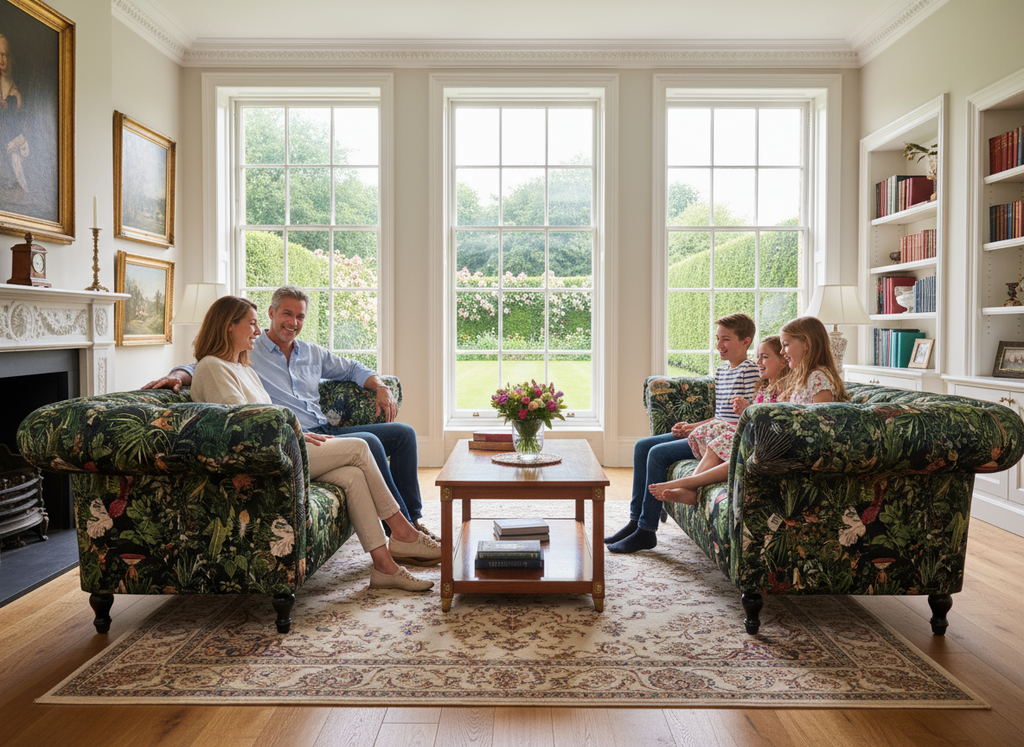 Hereford Chesterfield 2 Seat Sofa - Forest Green