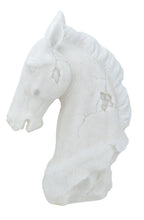 Horse Head Sculpture - White