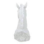 Horse Head Sculpture - White