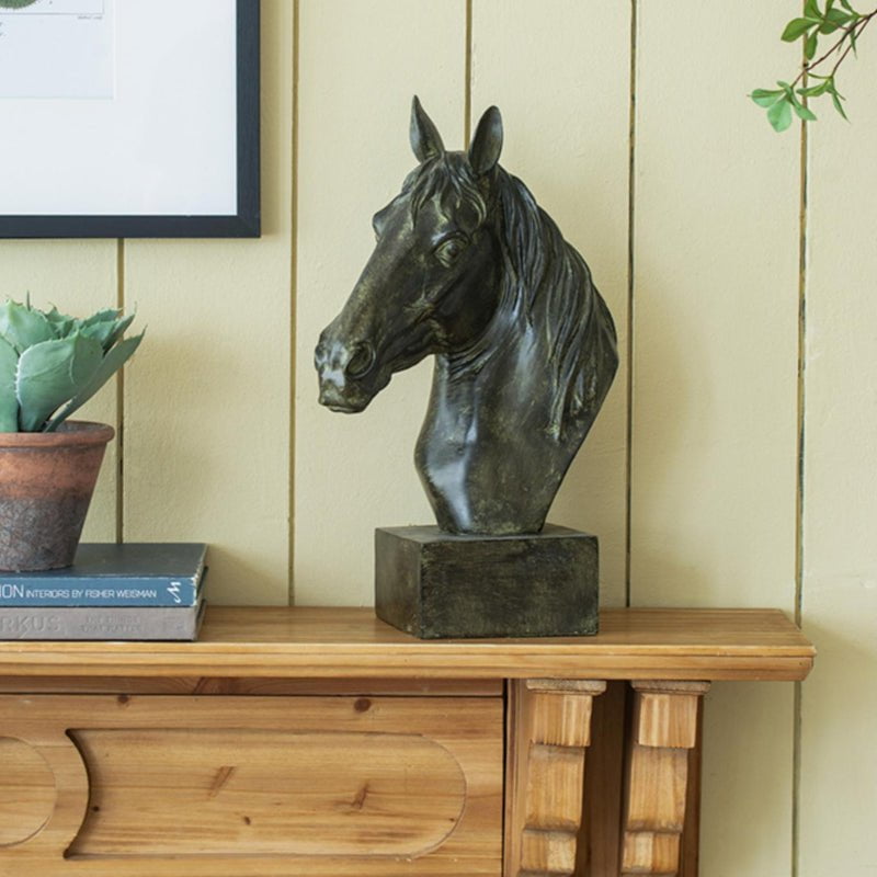 Horse Sculpture on base