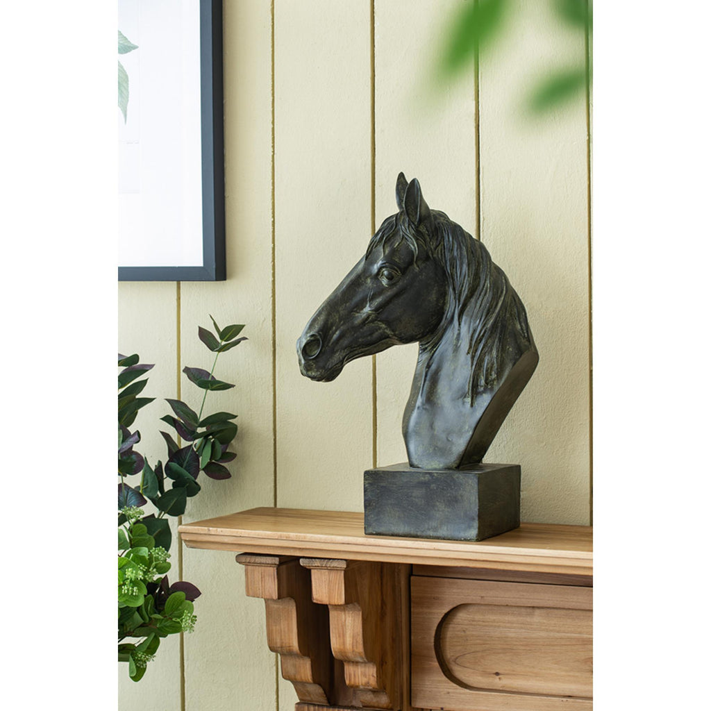 Horse Sculpture on base