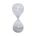 Hourglass Large - Clear / White