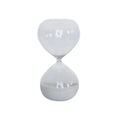 Hourglass Small - Clear / White