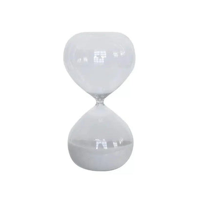 Hourglass Small - Clear / White