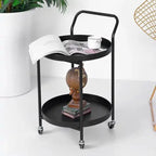 Hugo Round Bar Cart | Drinks Trolley