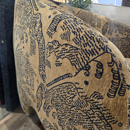 Huntress Armchair with Ottoman