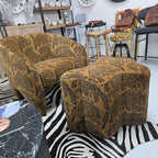 Huntress Armchair with Ottoman
