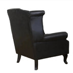 Huskins Large Wingback Chair with Ottoman