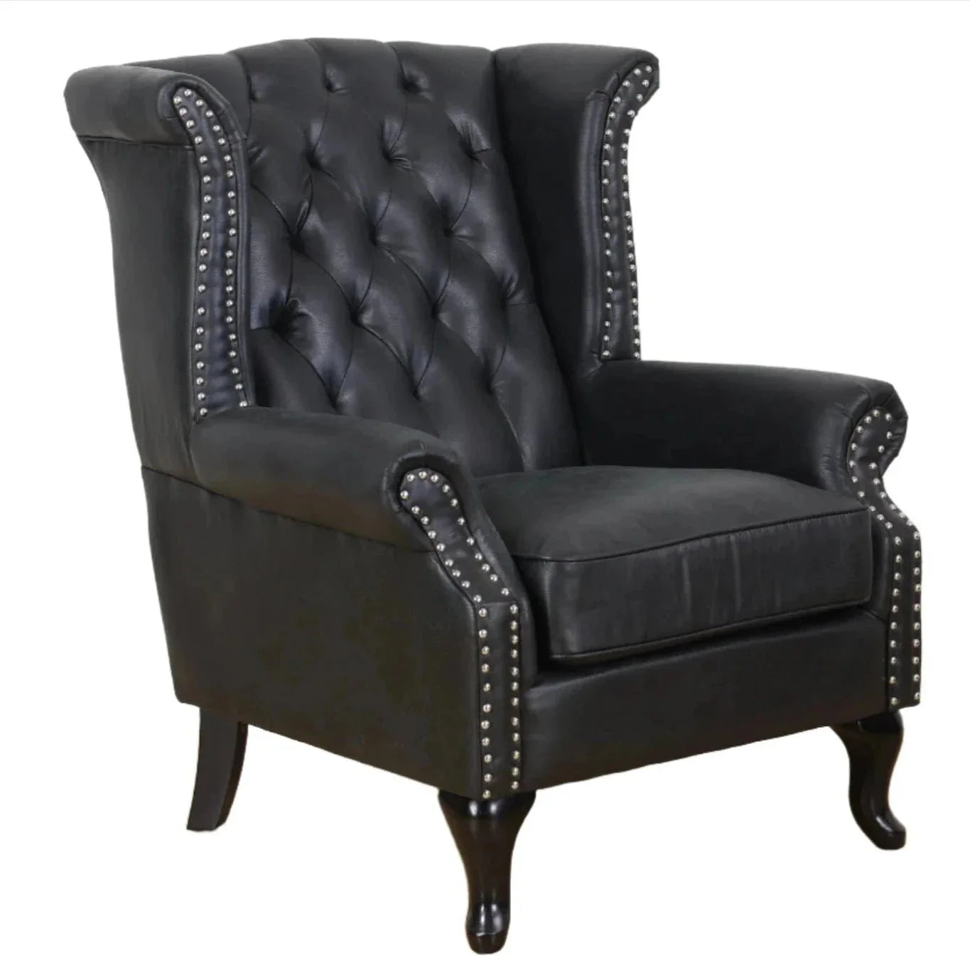 Huskins Chesterfield Large Wingback Armchair
