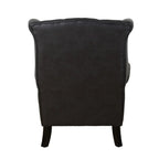 Huskins Large Wingback Chair with Ottoman