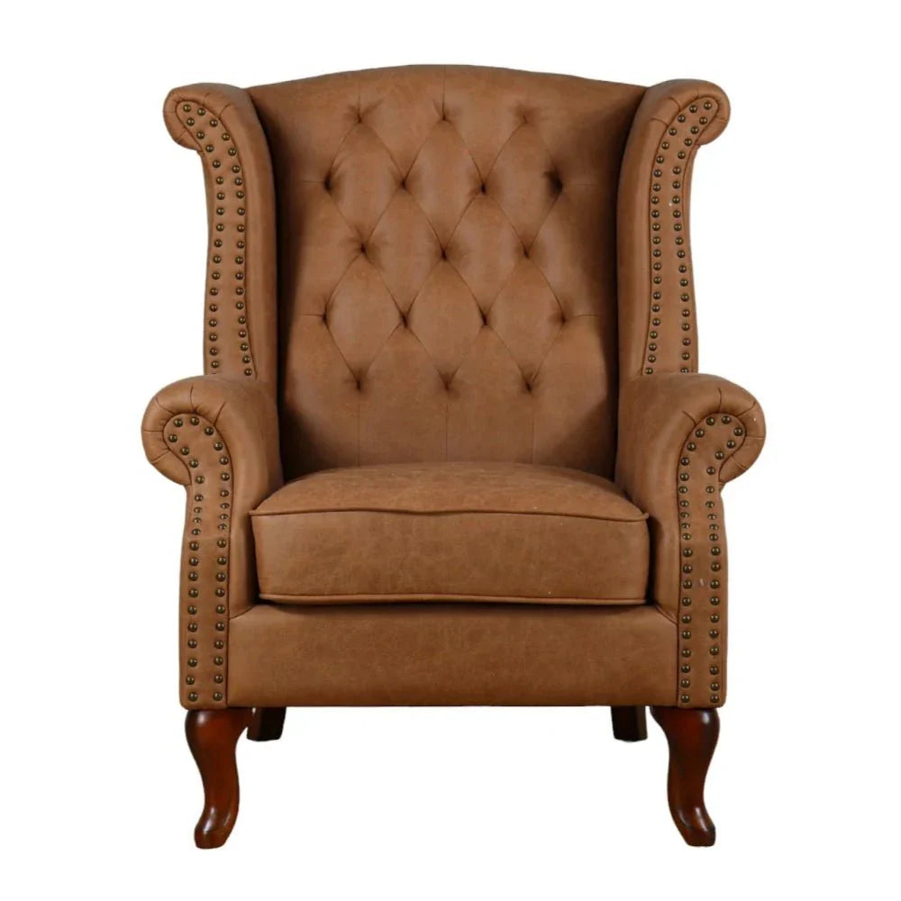 Huskins Chesterfield Large Wingback Armchair