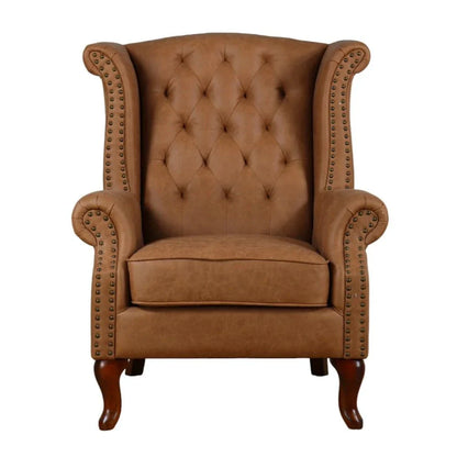 Huskins Chesterfield Large Wingback Armchair