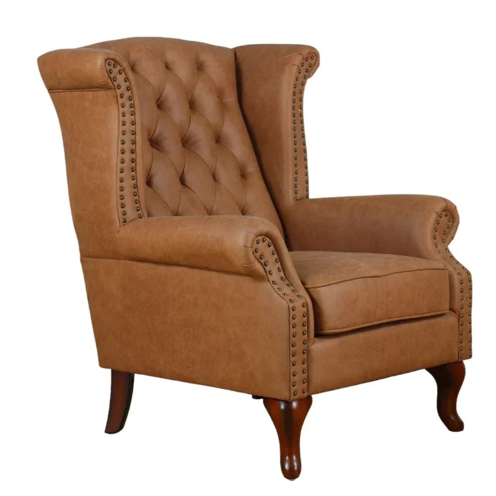 Huskins Chesterfield Large Wingback Armchair