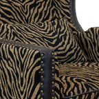 Instinct Wingback Armchair with Brass Studs