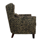 Instinct Wingback Armchair with Brass Studs