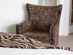 Instinct Wingback Armchair with Brass Studs