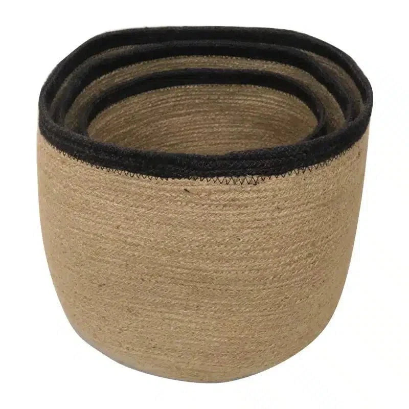 Jute set/3 Patil Baskets - Natural