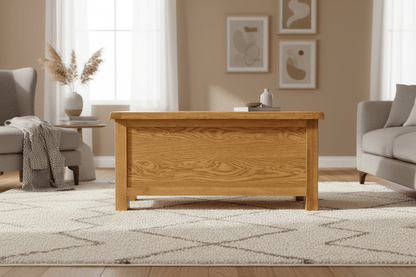 Kensington Oak Blanket Box