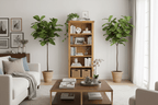 Kensington Oak Bookcase - 1800x600