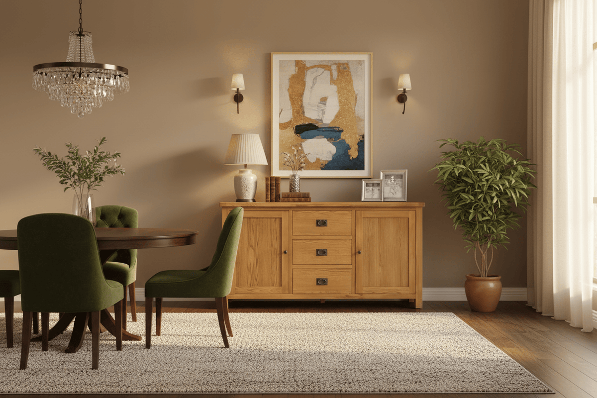 Kensington Oak Buffet Table - 1800mm