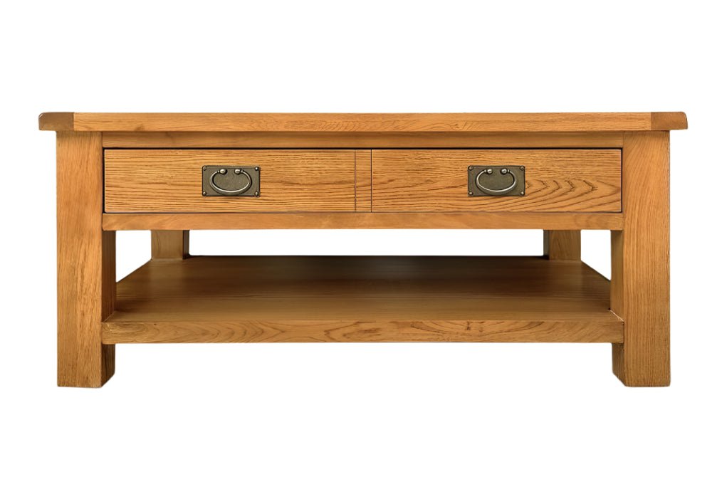 Kensington Oak Coffee Table with One Drawer