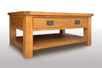 Kensington Oak Coffee Table with One Drawer