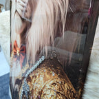 King Lion Framed Canvas Wall Art