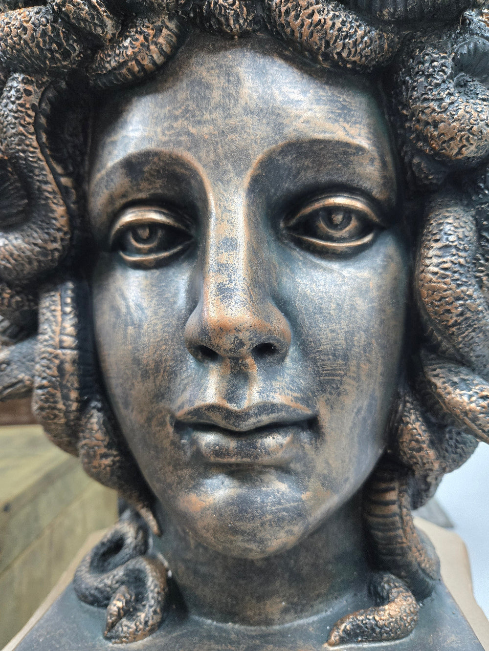 Large Medusa Head Statue - Indoor/Outdoor