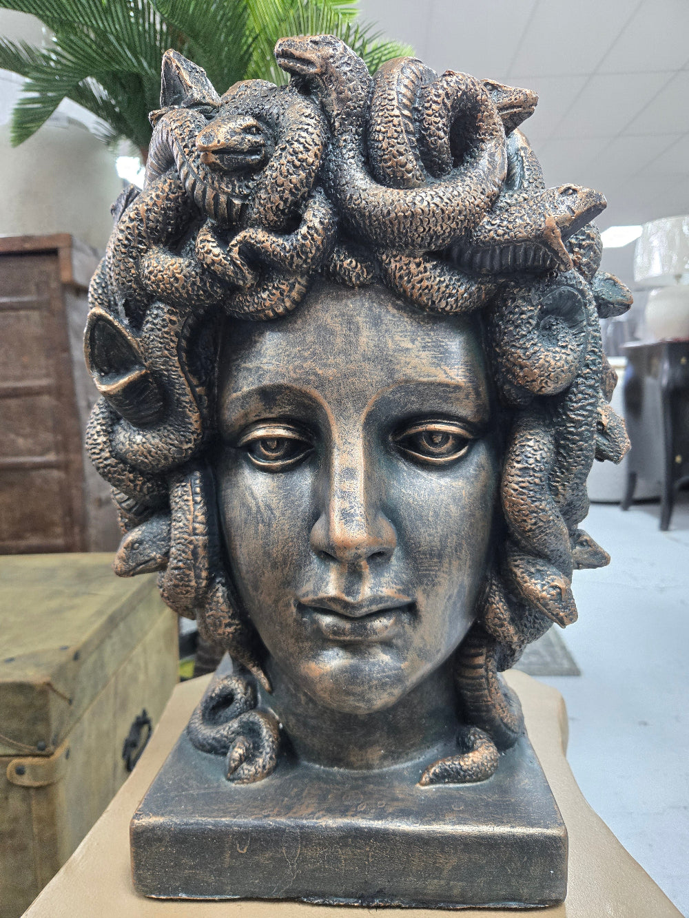 Large Medusa Head Statue - Indoor/Outdoor