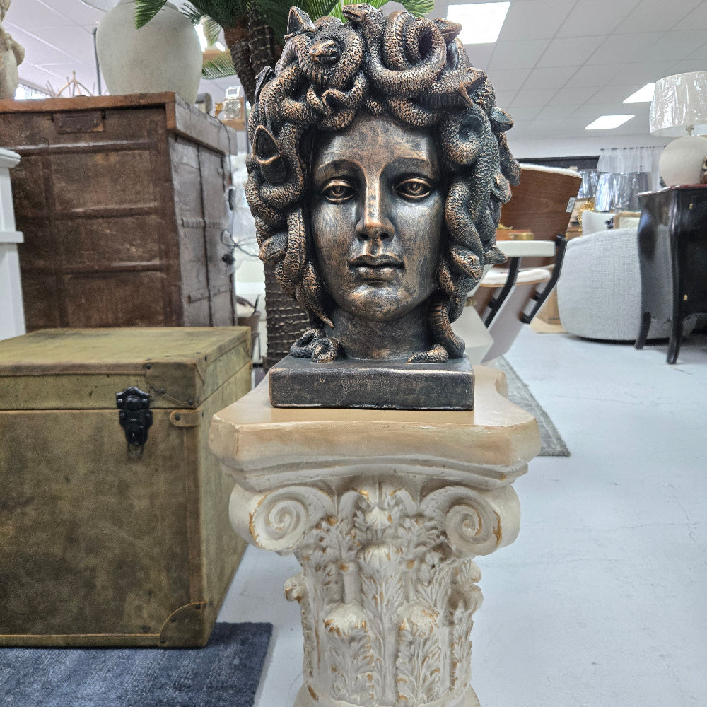 Large Medusa Head Statue - Indoor/Outdoor