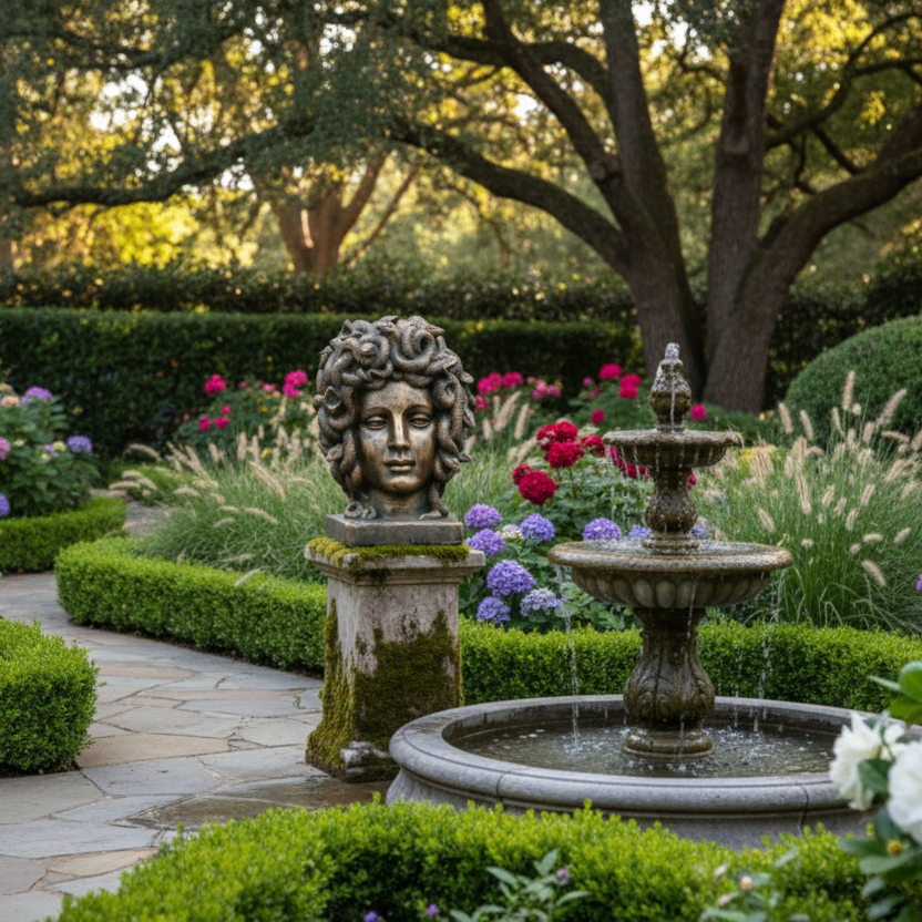 Large Medusa Head Statue - Indoor/Outdoor